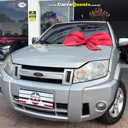 FORD   ECOSPORT XLT 2.0 2.0 FLEX 16V 5P MEC.   PRETO 2008 2.0 FLEX