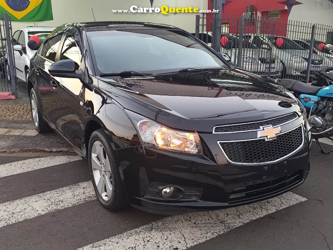 CHEVROLET   CRUZE LT 1.8 16V FLEXPOWER 4P AUT.   PRETO 2013 1.8 FLEX - Loja