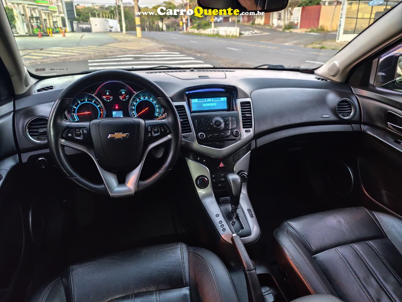CHEVROLET   CRUZE LT 1.8 16V FLEXPOWER 4P AUT.   PRETO 2013 1.8 FLEX - Loja