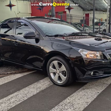 CHEVROLET   CRUZE LT 1.8 16V FLEXPOWER 4P AUT.   PRETO 2013 1.8 FLEX