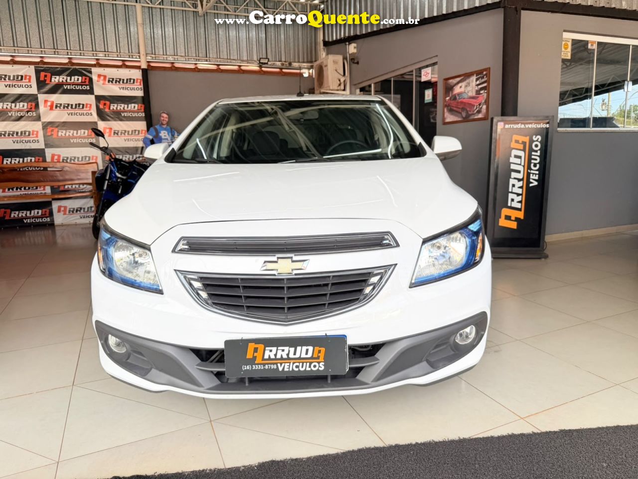 CHEVROLET   ONIX HATCH LT 1.4 8V FLEXPOWER 5P AUT.   BRANCO 2015 1.4 FLEX - Loja