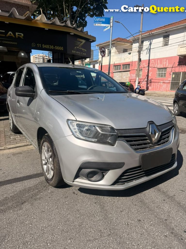 RENAULT   SANDERO LIFE FLEX 1.0 12V 5P MEC.   PRATA 2020 1.0 FLEX - Loja