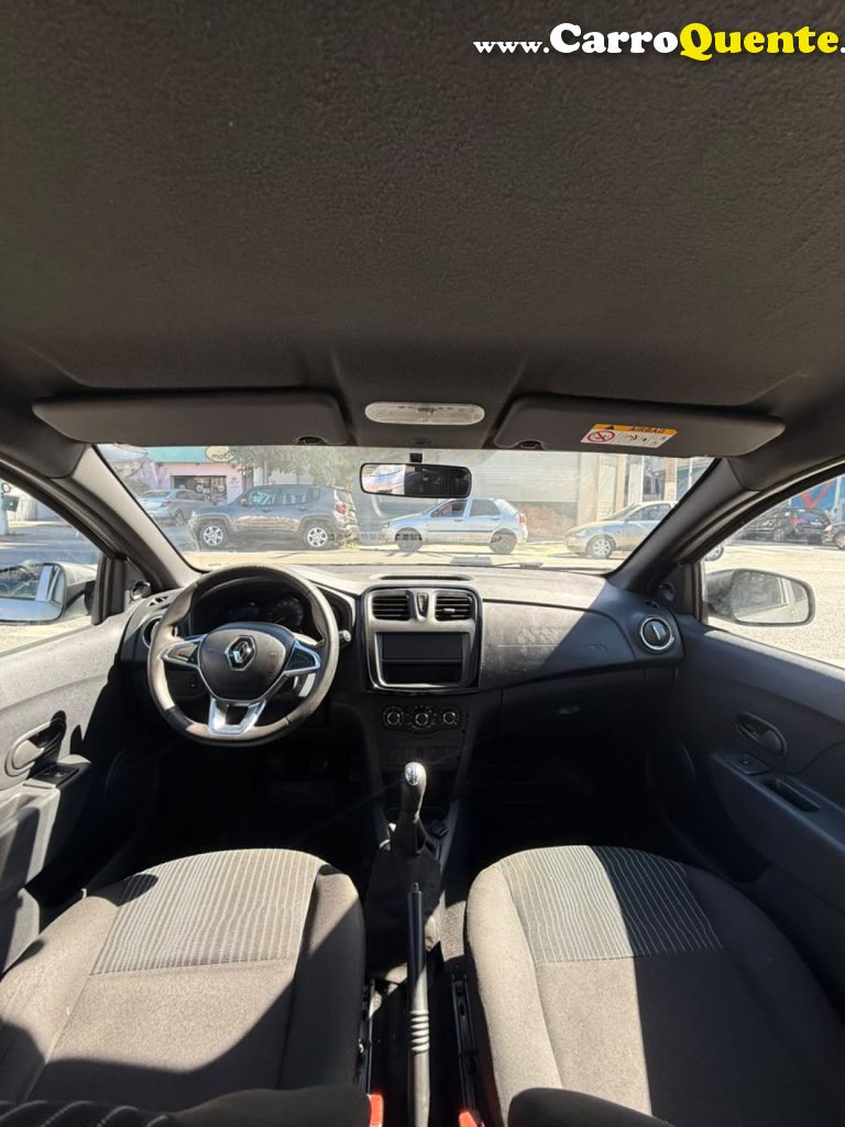 RENAULT   SANDERO LIFE FLEX 1.0 12V 5P MEC.   PRATA 2020 1.0 FLEX - Loja