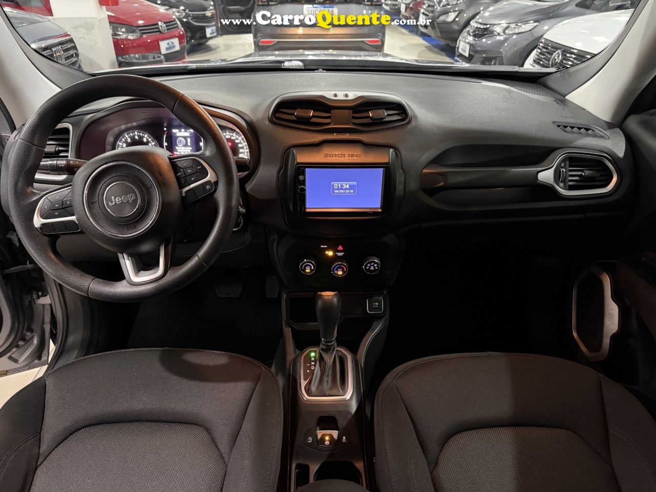 JEEP   RENEGADE1.8 4X2 FLEX 16V AUT.   PRATA 2020 1.8 FLEX - Loja