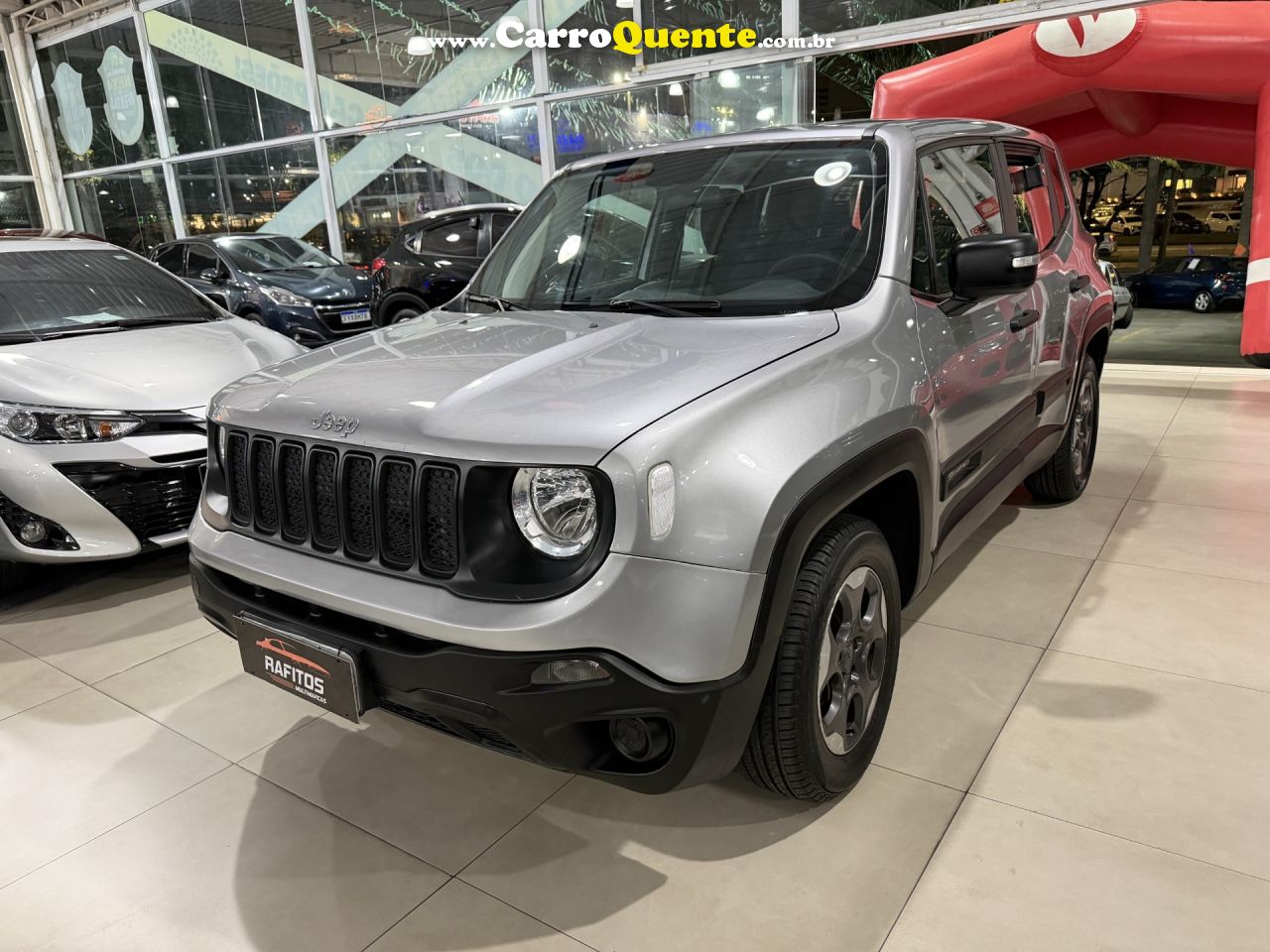 JEEP   RENEGADE1.8 4X2 FLEX 16V AUT.   PRATA 2020 1.8 FLEX - Loja