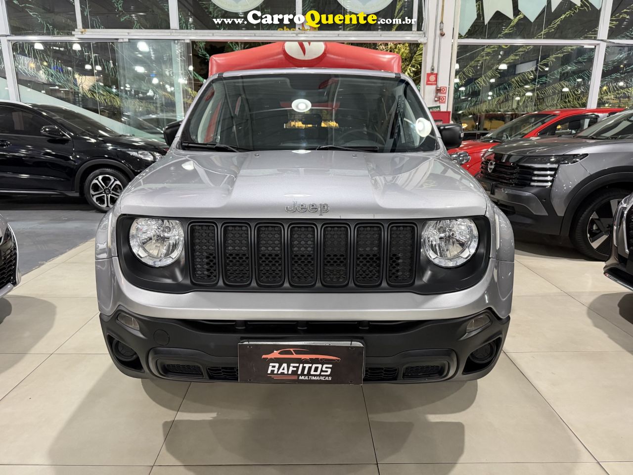 JEEP   RENEGADE1.8 4X2 FLEX 16V AUT.   PRATA 2020 1.8 FLEX - Loja