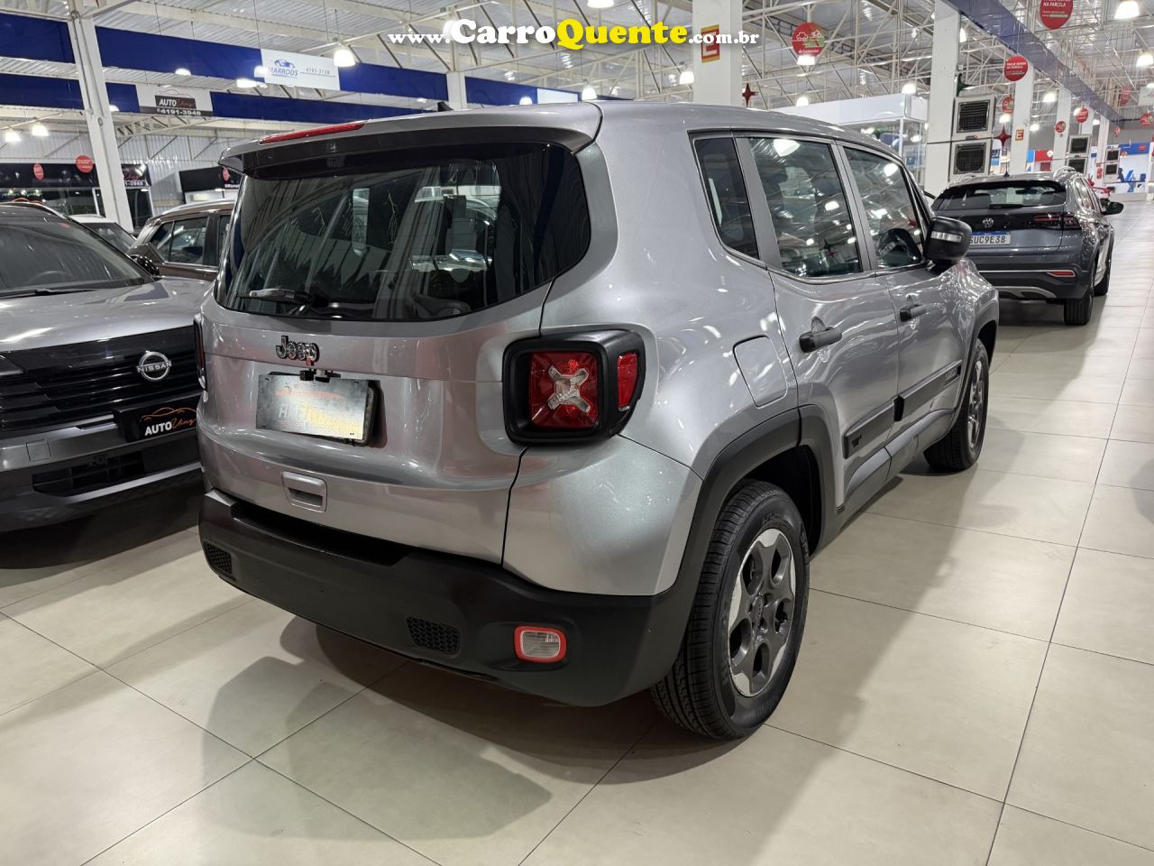 JEEP   RENEGADE1.8 4X2 FLEX 16V AUT.   PRATA 2020 1.8 FLEX - Loja