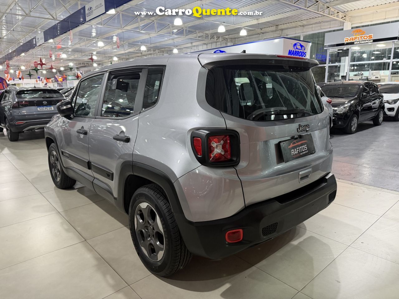 JEEP   RENEGADE1.8 4X2 FLEX 16V AUT.   PRATA 2020 1.8 FLEX - Loja