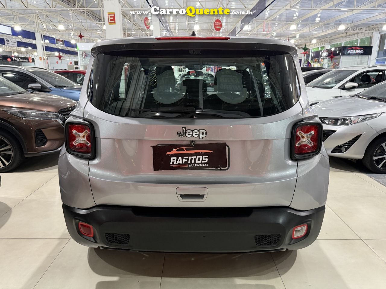 JEEP   RENEGADE1.8 4X2 FLEX 16V AUT.   PRATA 2020 1.8 FLEX - Loja
