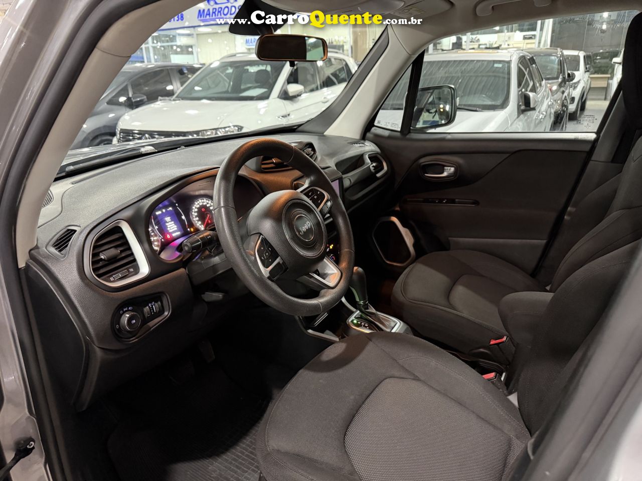 JEEP   RENEGADE1.8 4X2 FLEX 16V AUT.   PRATA 2020 1.8 FLEX - Loja