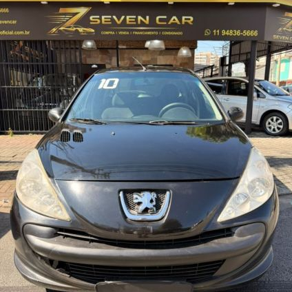 PEUGEOT   207 XR 1.4 FLEX 8V 5P   PRETO 2010 1.4 FLEX