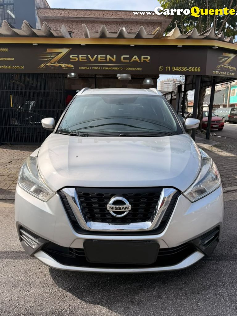 NISSAN   KICKS SV 1.6 16V FLEXSTAR 5P AUT.   PRATA 2019 1.6 GASOLINA - Loja
