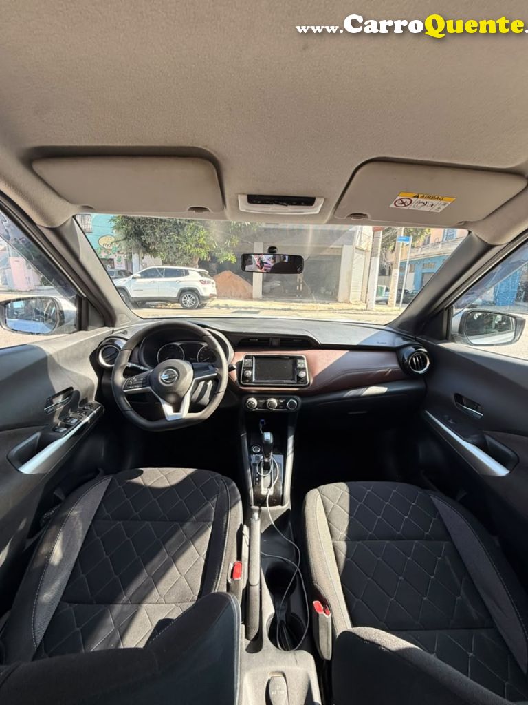 NISSAN   KICKS SV 1.6 16V FLEXSTAR 5P AUT.   PRATA 2019 1.6 GASOLINA - Loja