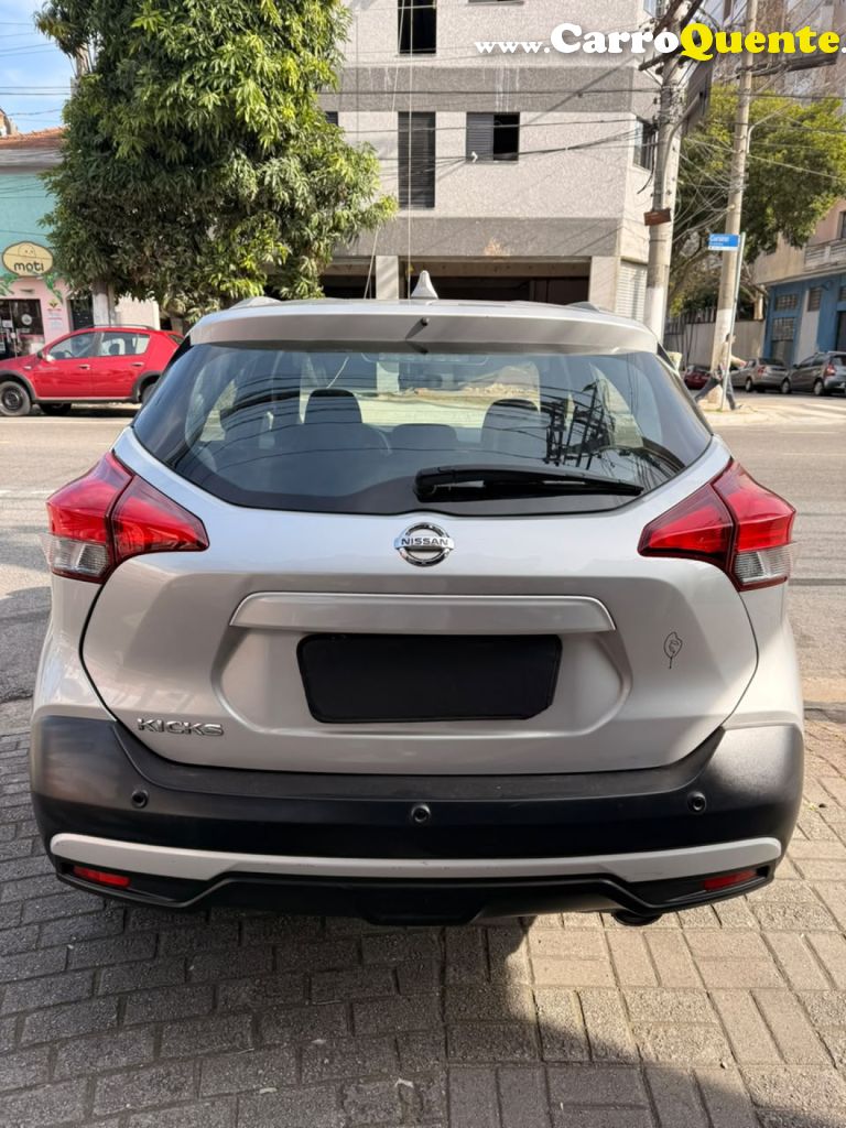 NISSAN   KICKS SV 1.6 16V FLEXSTAR 5P AUT.   PRATA 2019 1.6 GASOLINA - Loja