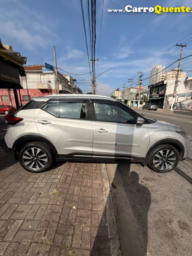 NISSAN   KICKS SV 1.6 16V FLEXSTAR 5P AUT.   PRATA 2019 1.6 GASOLINA - Loja