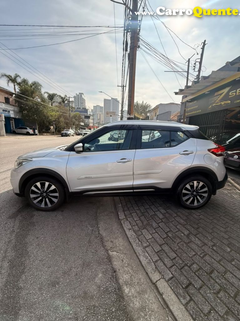 NISSAN   KICKS SV 1.6 16V FLEXSTAR 5P AUT.   PRATA 2019 1.6 GASOLINA - Loja
