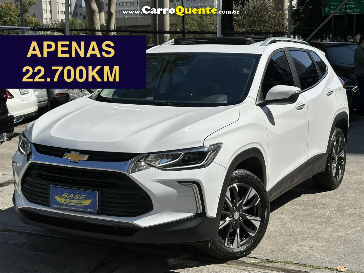 CHEVROLET   TRACKER PREMIER 1.2 TURBO 12V FLEX AUT.   BRANCO 2023 1.2 FLEX - Loja