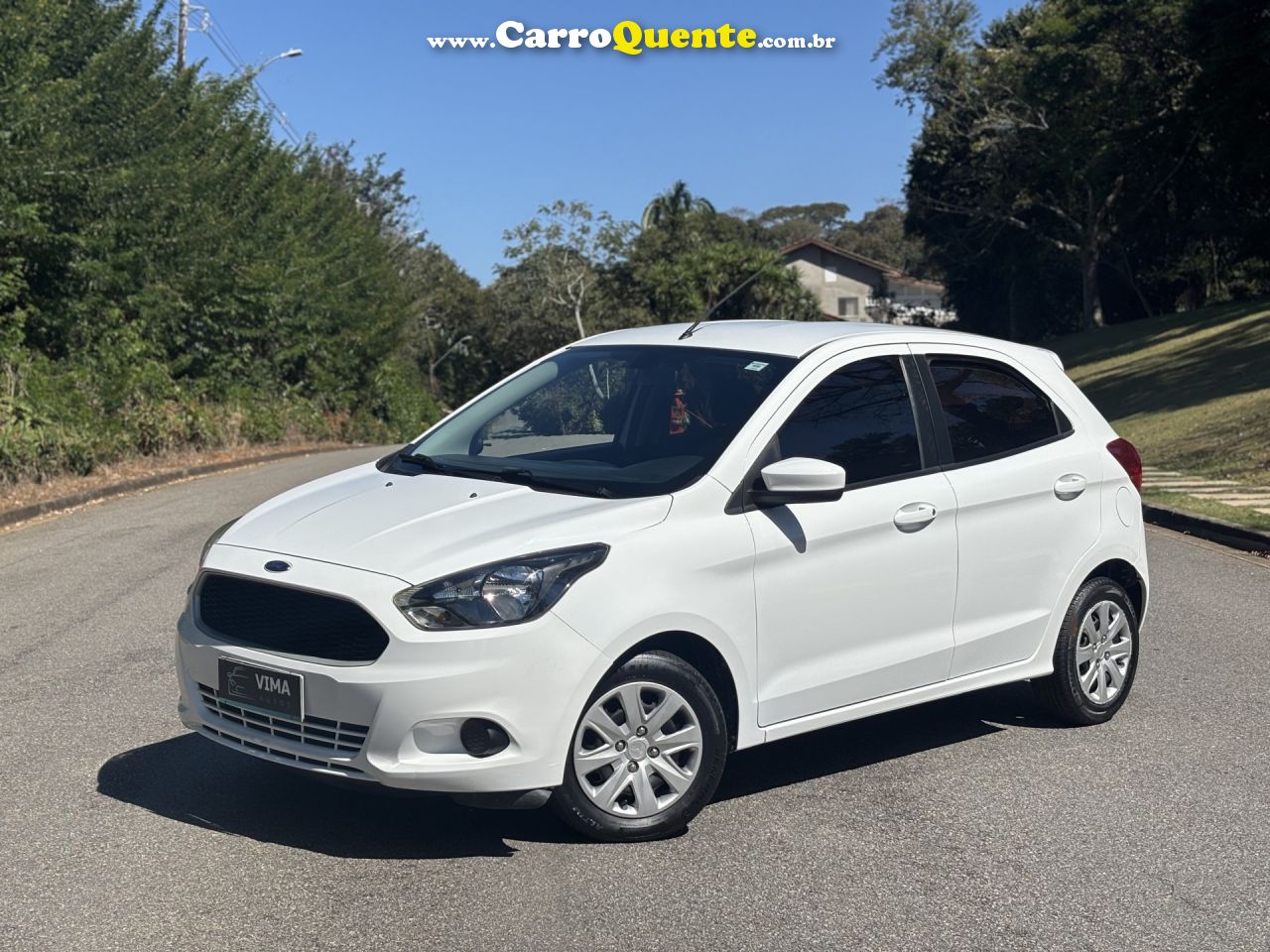 FORD   KA 1.0 SESE PLUS TIVCT FLEX 5P   BRANCO 2015 1.0 FLEX - Loja