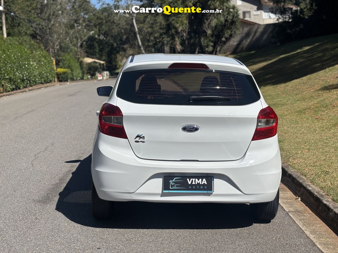 FORD   KA 1.0 SESE PLUS TIVCT FLEX 5P   BRANCO 2015 1.0 FLEX - Loja
