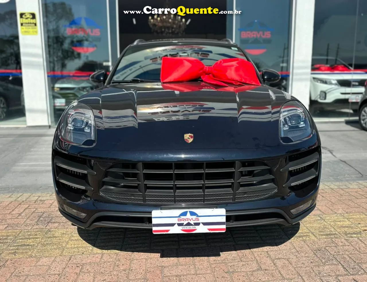 PORSCHE   MACAN TURBO 3.6 BI-TURBO 400CV   PRETO 2018 3.6 GASOLINA - Loja