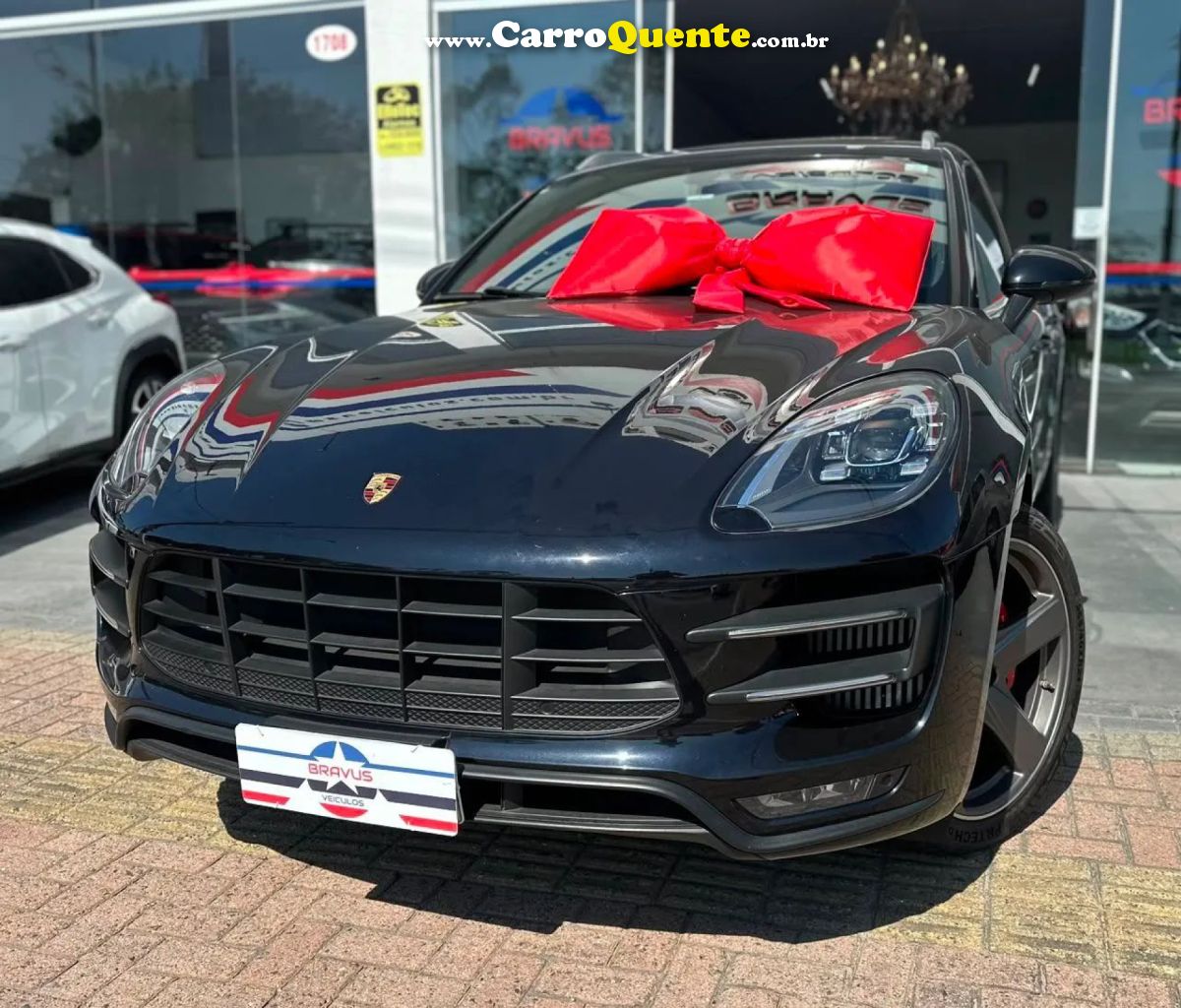 PORSCHE   MACAN TURBO 3.6 BI-TURBO 400CV   PRETO 2018 3.6 GASOLINA - Loja