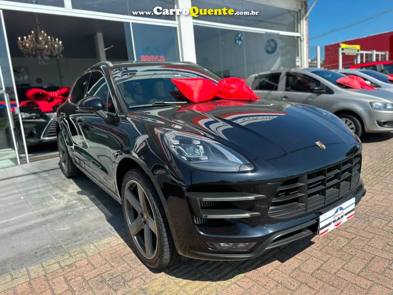 PORSCHE   MACAN TURBO 3.6 BI-TURBO 400CV   PRETO 2018 3.6 GASOLINA - Loja