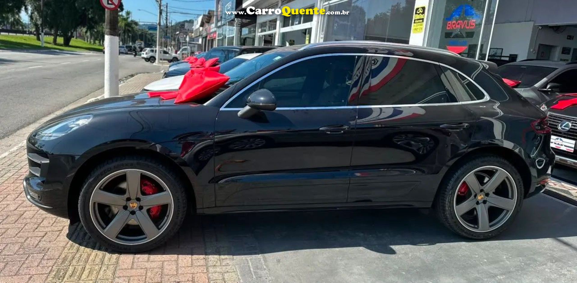 PORSCHE   MACAN TURBO 3.6 BI-TURBO 400CV   PRETO 2018 3.6 GASOLINA - Loja
