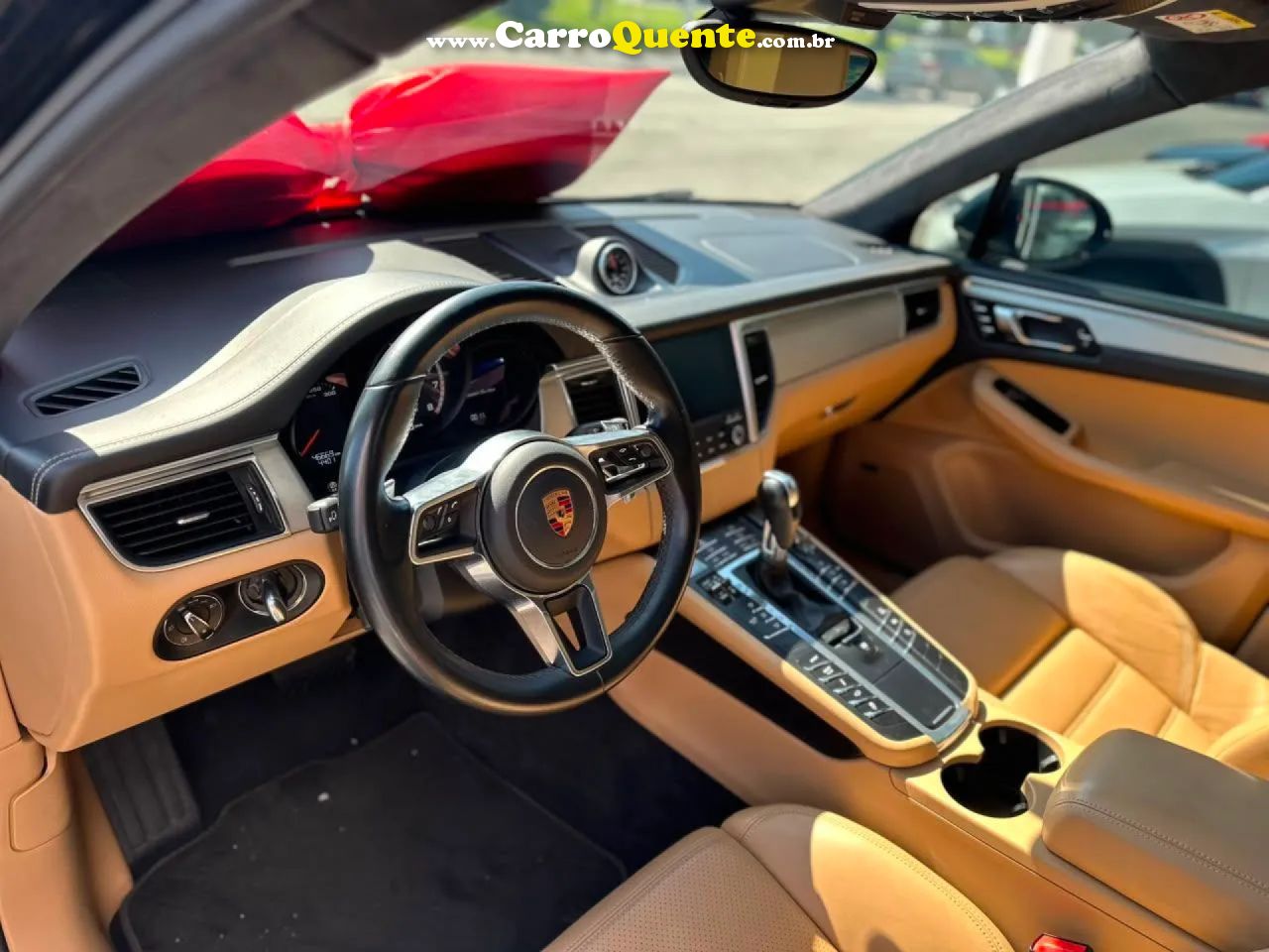 PORSCHE   MACAN TURBO 3.6 BI-TURBO 400CV   PRETO 2018 3.6 GASOLINA - Loja