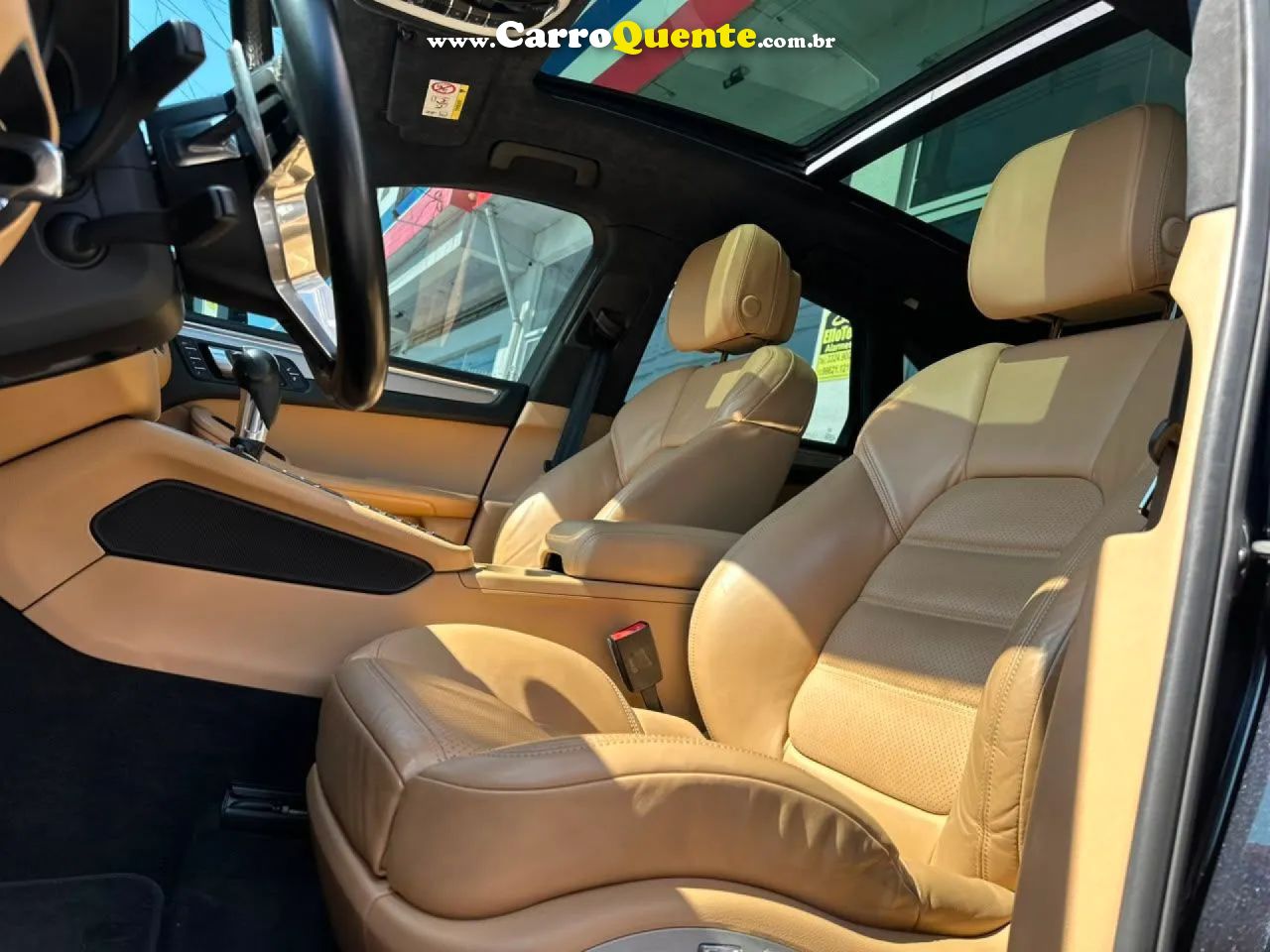 PORSCHE   MACAN TURBO 3.6 BI-TURBO 400CV   PRETO 2018 3.6 GASOLINA - Loja