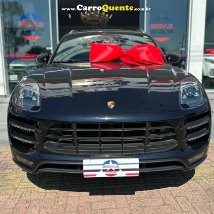 PORSCHE   MACAN TURBO 3.6 BI-TURBO 400CV   PRETO 2018 3.6 GASOLINA
