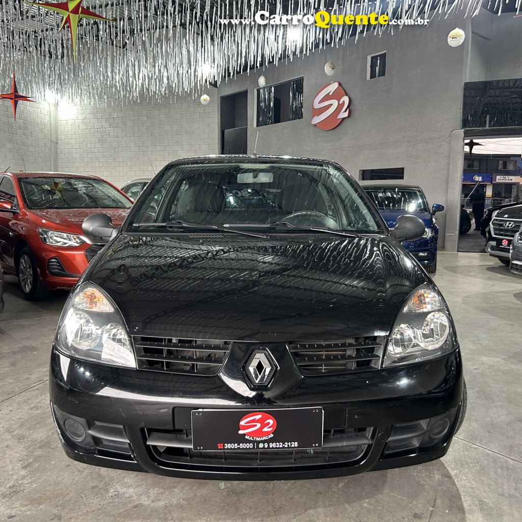 RENAULT   CLIO HI-FLEX 1.0 16V 3P   PRETO 2012 1.0 GASOLINA - Loja