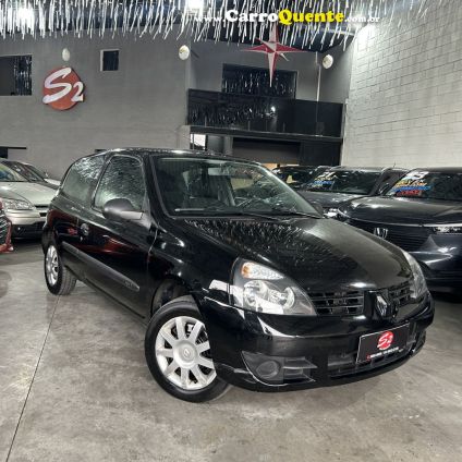 RENAULT   CLIO HI-FLEX 1.0 16V 3P   PRETO 2012 1.0 GASOLINA