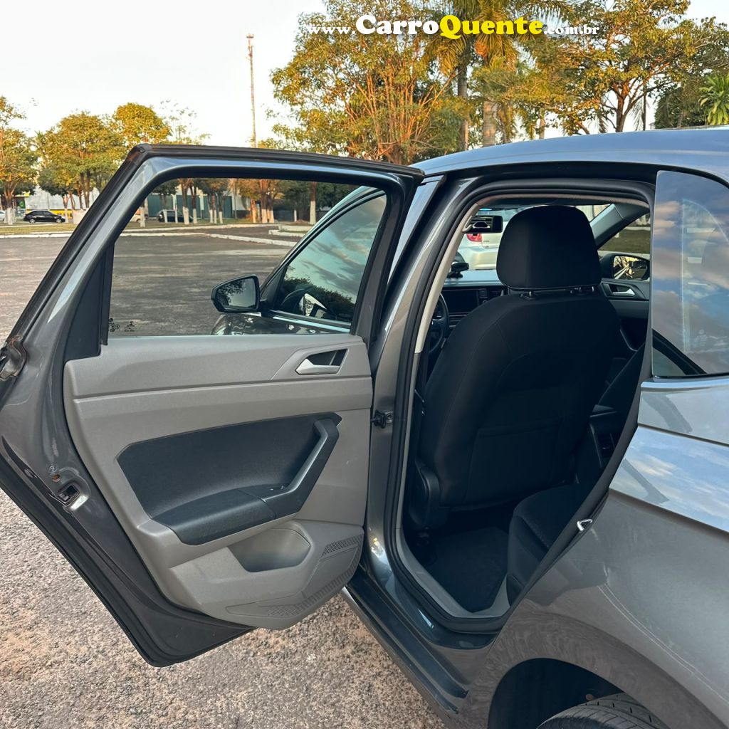 VOLKSWAGEN   POLO COMFORT. 200 TSI 1.0 FLEX 12V AUT.   PRATA 2021 1.0 FLEX - Loja