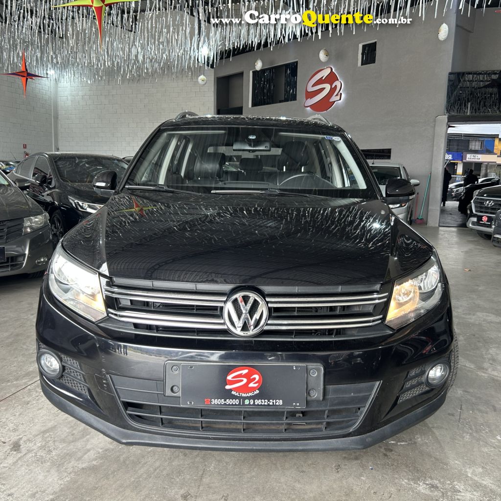 VOLKSWAGEN   TIGUAN 2.0 TSI 16V 200CV TIPTRONIC 5P   PRETO 2015 2.0 GASOLINA - Loja