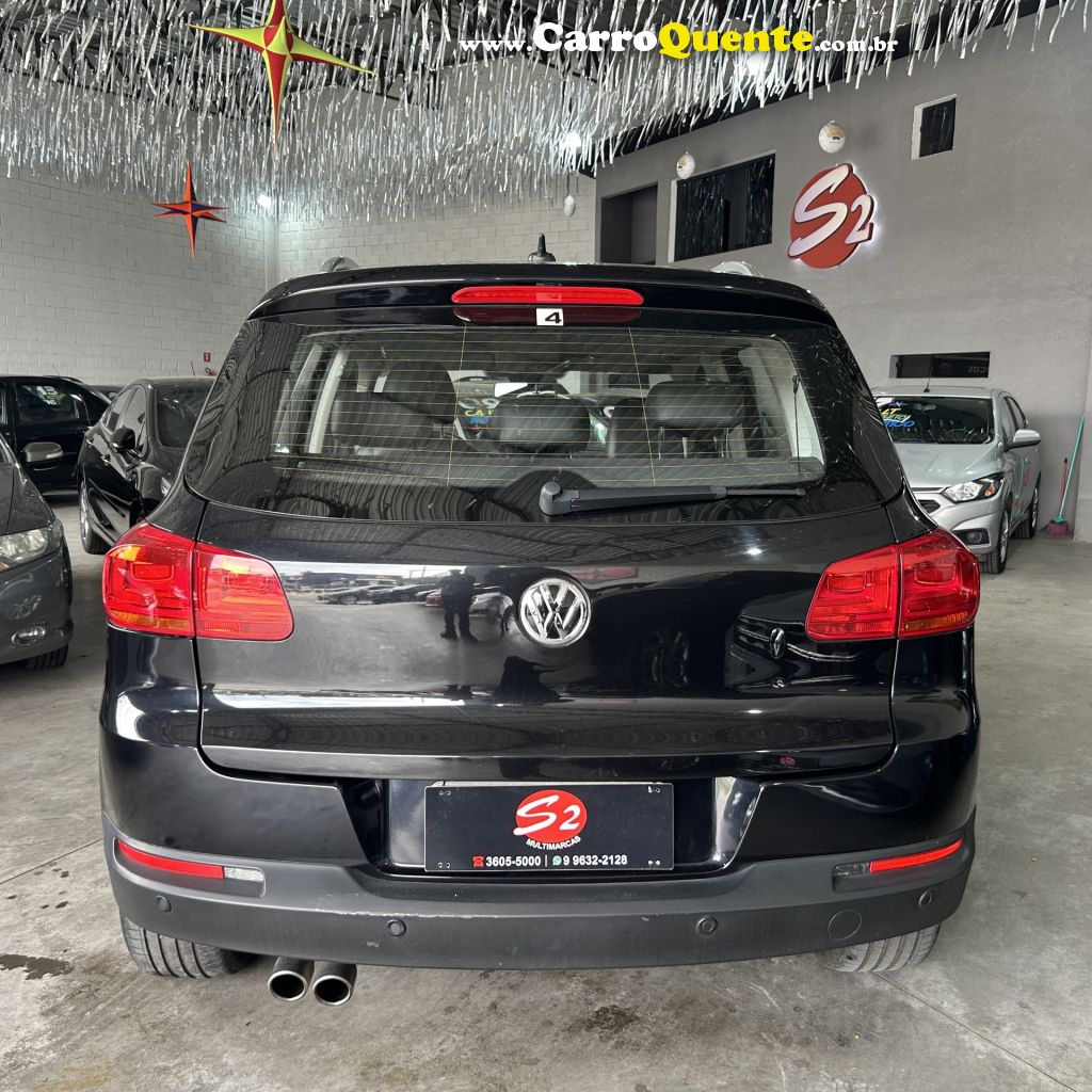 VOLKSWAGEN   TIGUAN 2.0 TSI 16V 200CV TIPTRONIC 5P   PRETO 2015 2.0 GASOLINA - Loja