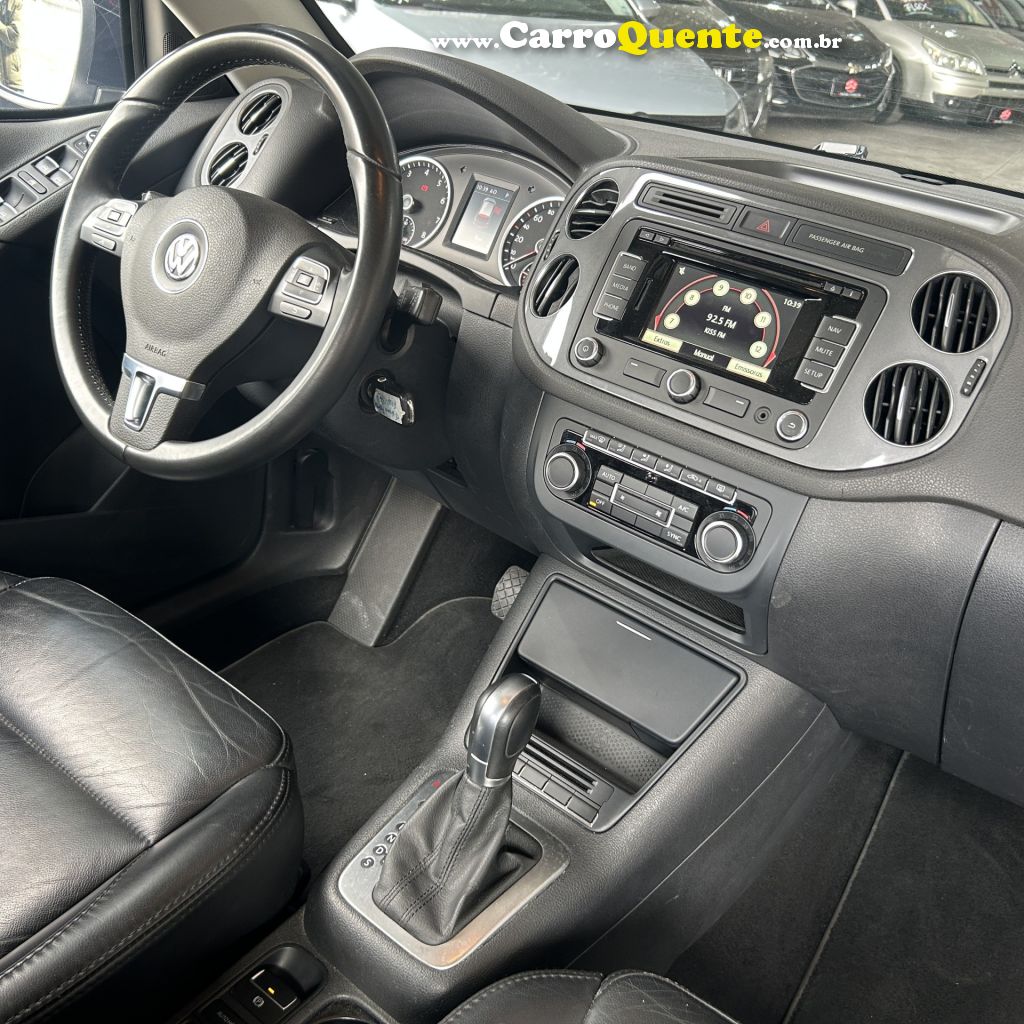 VOLKSWAGEN   TIGUAN 2.0 TSI 16V 200CV TIPTRONIC 5P   PRETO 2015 2.0 GASOLINA - Loja