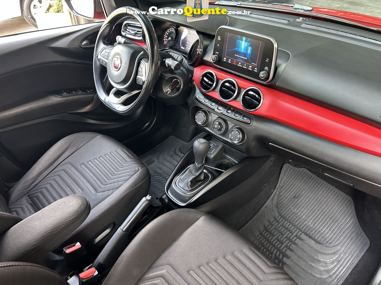 FIAT   ARGO HGT 1.8 16V FLEX AUT.   VERMELHO 2018 1.8 FLEX - Loja
