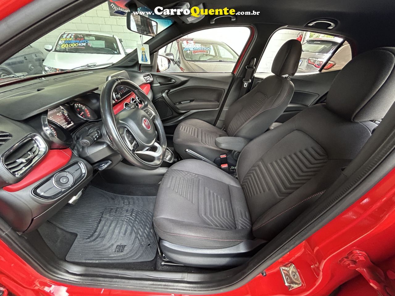 FIAT   ARGO HGT 1.8 16V FLEX AUT.   VERMELHO 2018 1.8 FLEX - Loja