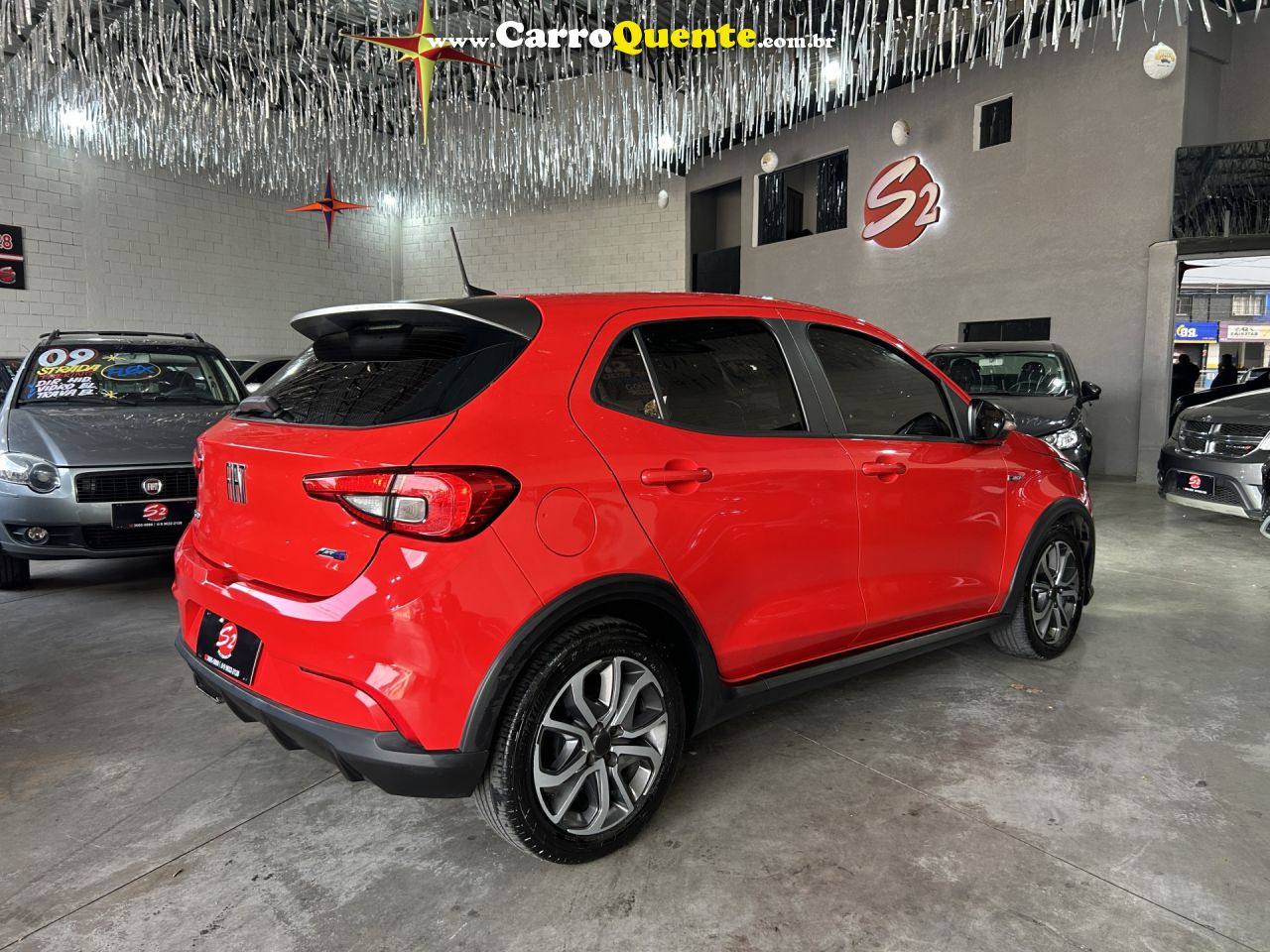 FIAT   ARGO HGT 1.8 16V FLEX AUT.   VERMELHO 2018 1.8 FLEX - Loja