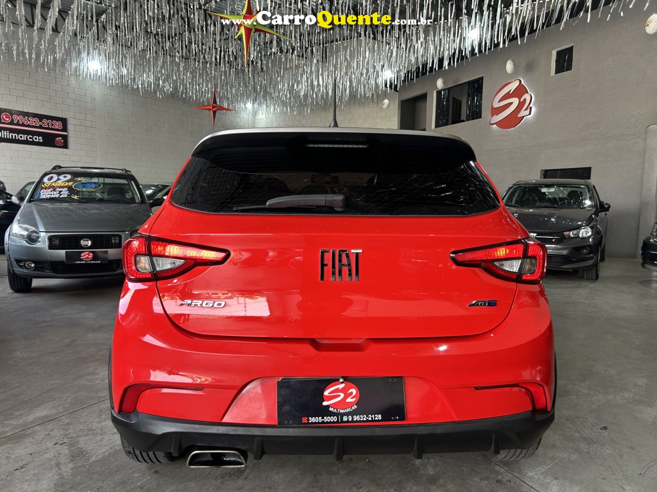 FIAT   ARGO HGT 1.8 16V FLEX AUT.   VERMELHO 2018 1.8 FLEX - Loja