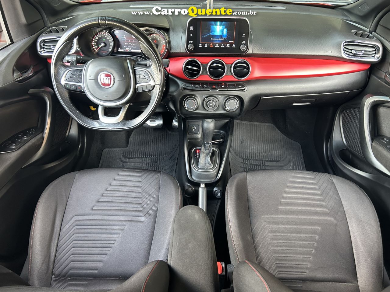 FIAT   ARGO HGT 1.8 16V FLEX AUT.   VERMELHO 2018 1.8 FLEX - Loja