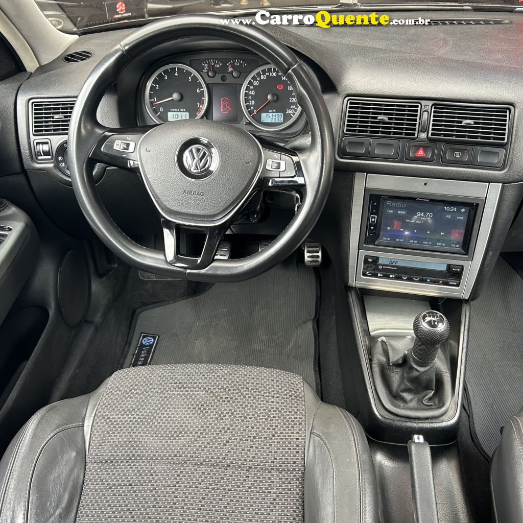 VOLKSWAGEN   GOLF SPORTLINE 1.6 MI TOTAL FLEX 8V 4P   PRETO 2010 1.6 FLEX - Loja