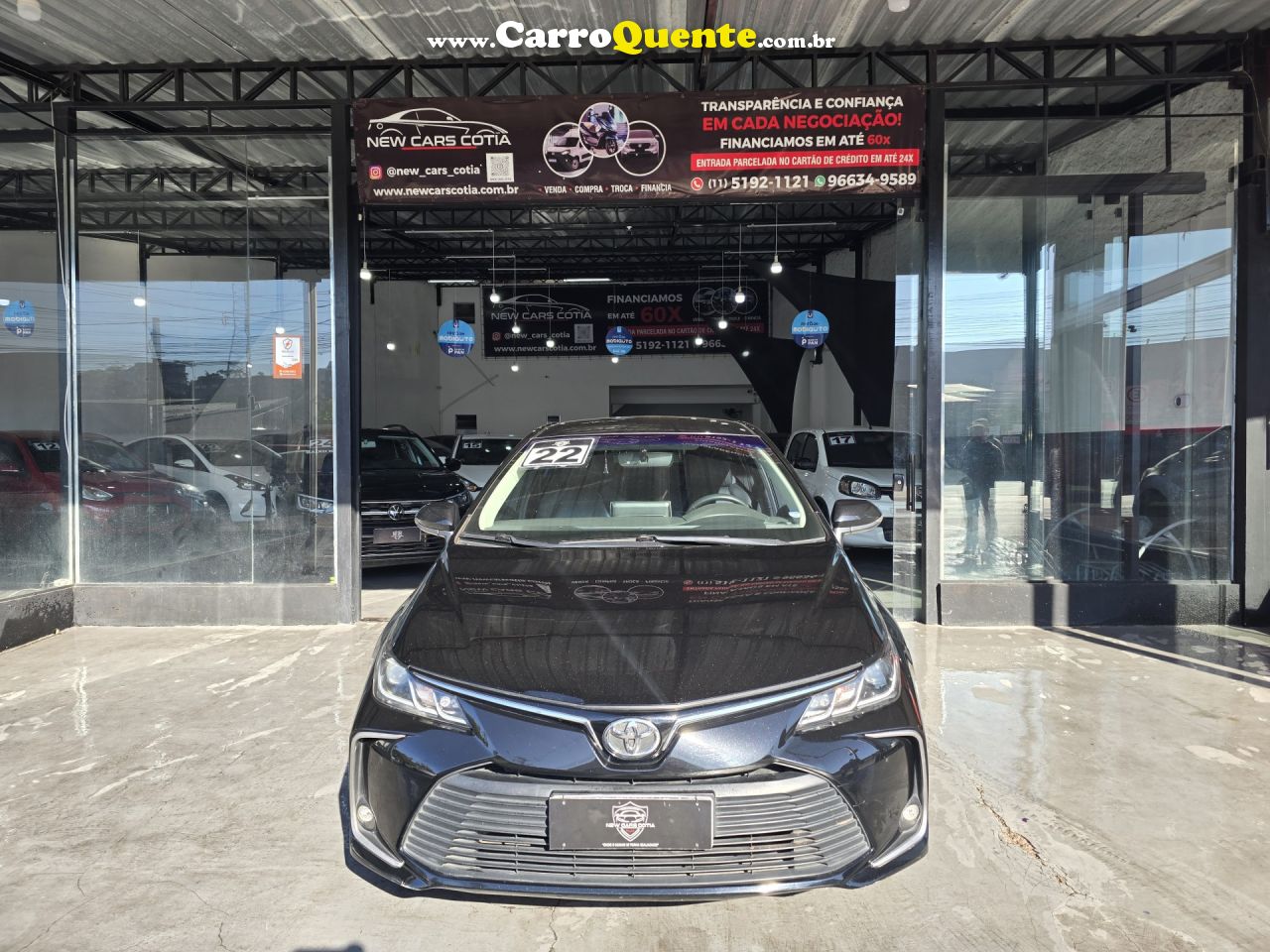 TOYOTA   COROLLA XEI 2.0 FLEX 16V AUT.   PRETO 2022 2.0 FLEX - Loja