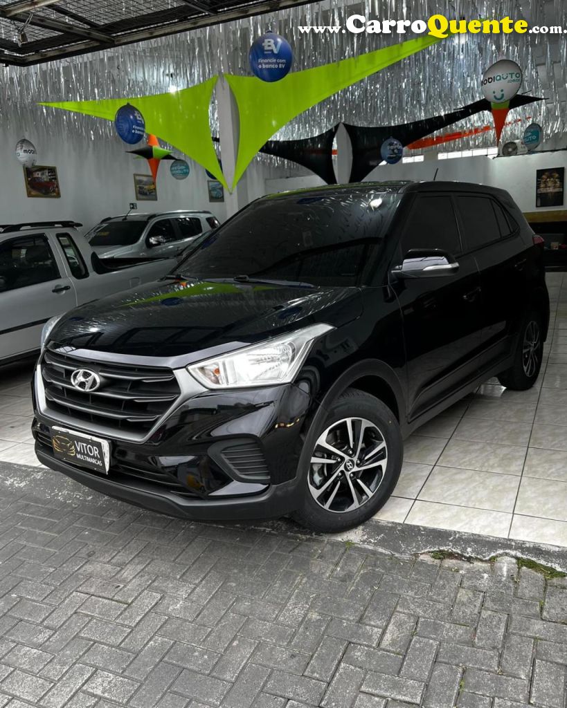 HYUNDAI   CRETA ATTITUDE 1.6 16V FLEX AUT.(PCD)   PRETO 2020 1.6 FLEX - Loja