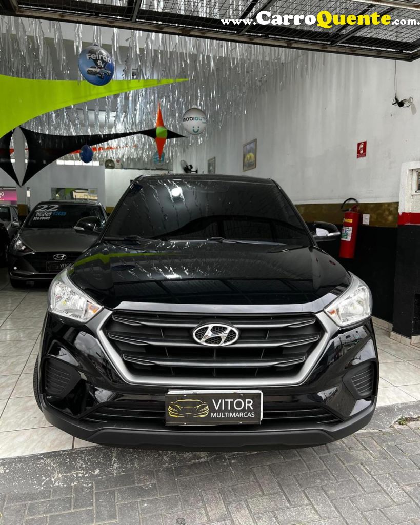 HYUNDAI   CRETA ATTITUDE 1.6 16V FLEX AUT.(PCD)   PRETO 2020 1.6 FLEX - Loja