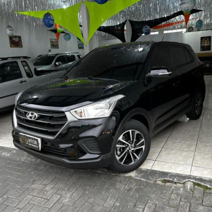 HYUNDAI   CRETA ATTITUDE 1.6 16V FLEX AUT.(PCD)   PRETO 2020 1.6 FLEX