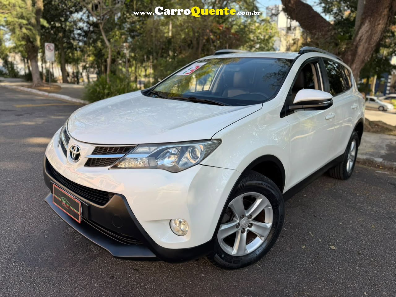 TOYOTA   RAV4 2.0 4X2 16V AUT.   BRANCO 2013 2.0 GASOLINA - Loja