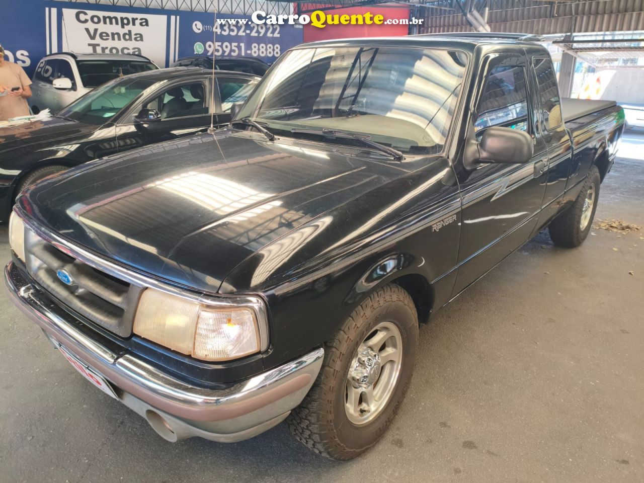 FORD   RANGER STX 4.0 CS CE   PRETO 1997 4.0 GASOLINA - Loja