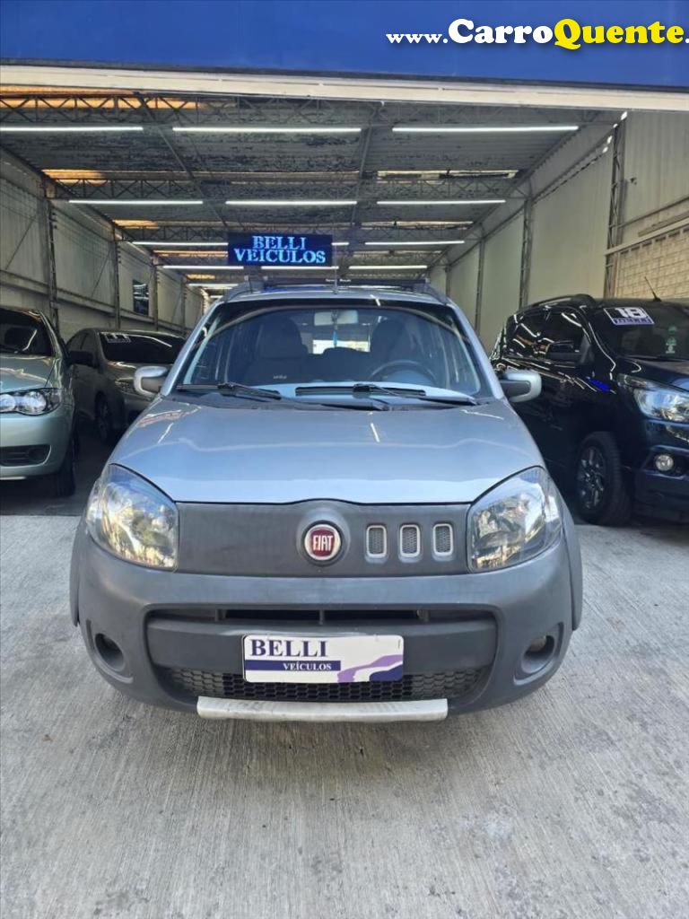 FIAT   UNO WAY 1.0 EVO FIRE FLEX 8V 5P   CINZA 2012 1.0 FLEX - Loja