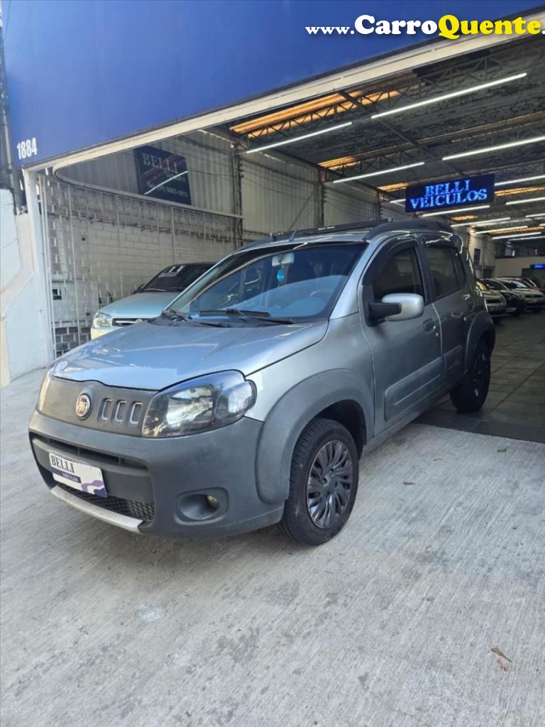 FIAT   UNO WAY 1.0 EVO FIRE FLEX 8V 5P   CINZA 2012 1.0 FLEX - Loja